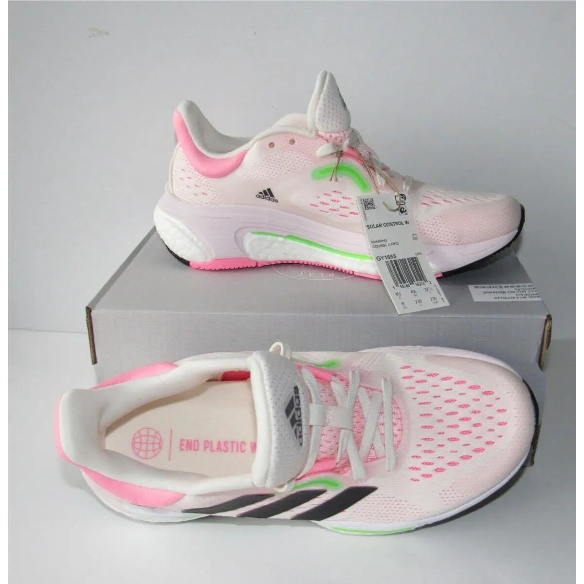 Adidas shoes - adidas Solar Control - Solar Control - GY1665 - Cloud White/Carbon/Beam Pink (UPC: 195740162122) 11