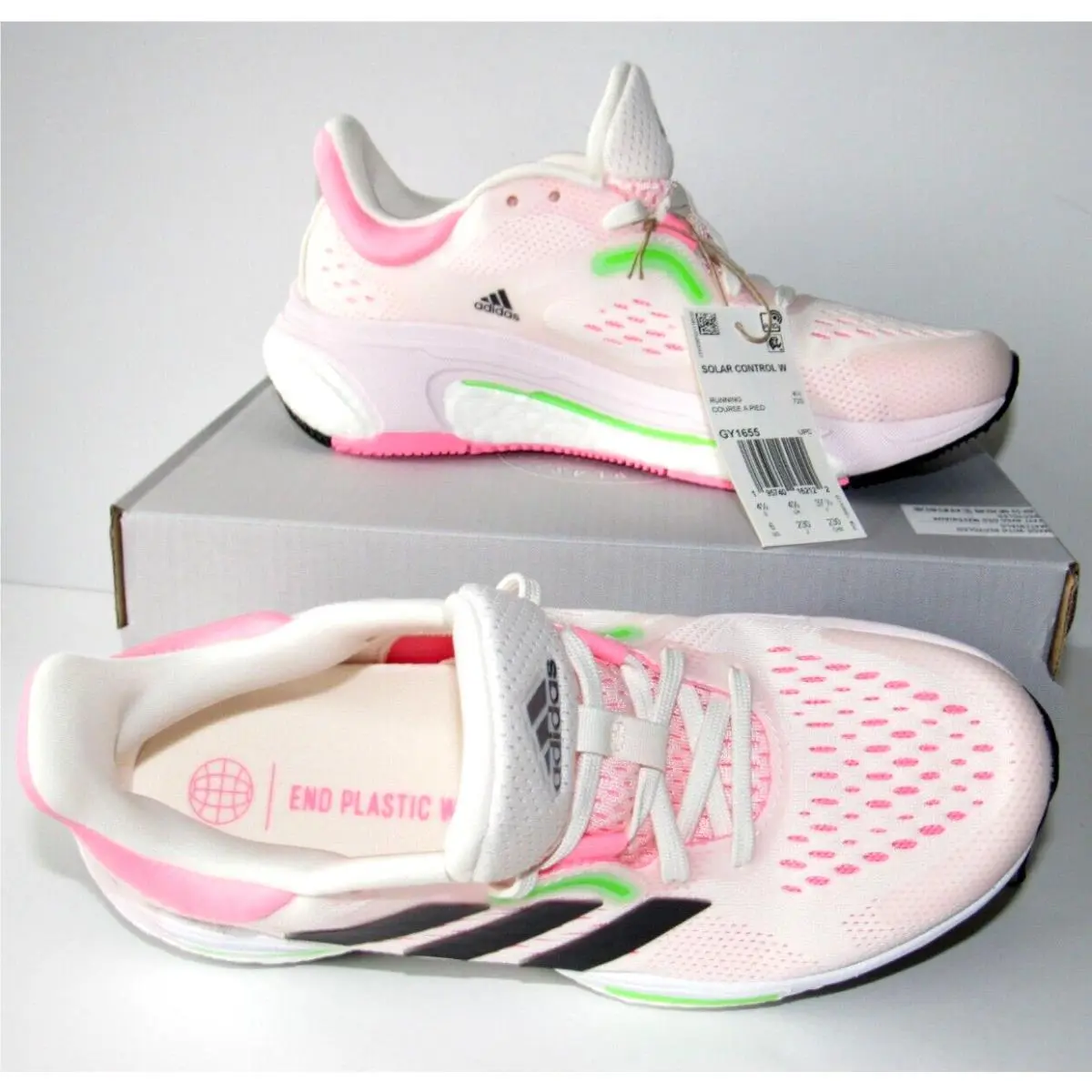 Adidas shoes - adidas Solar Control - Solar Control - GY1665 - Cloud White/Carbon/Beam Pink (UPC: 195740162122) 1