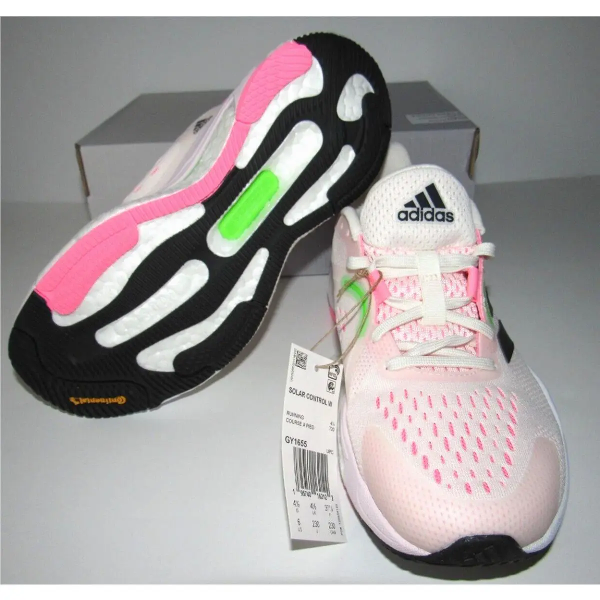 Adidas shoes - adidas Solar Control - Solar Control - GY1665 - Cloud White/Carbon/Beam Pink (UPC: 195740162122) 7