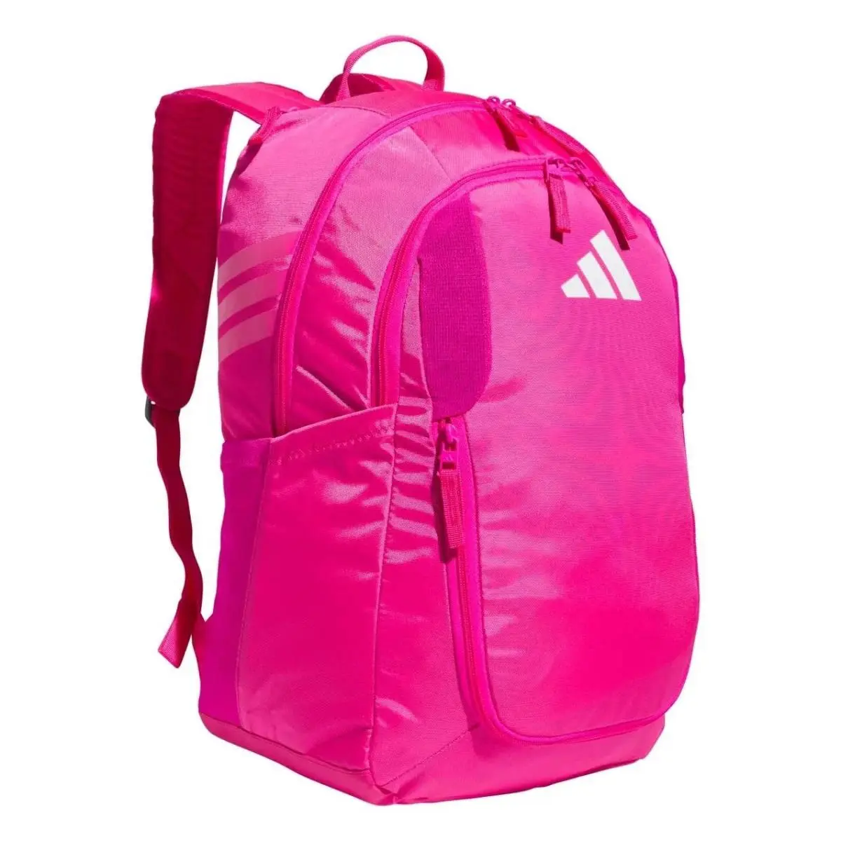 Adidas Shock Pink Backpack Water Resistant Multiple Pockets Lifetime Warranty