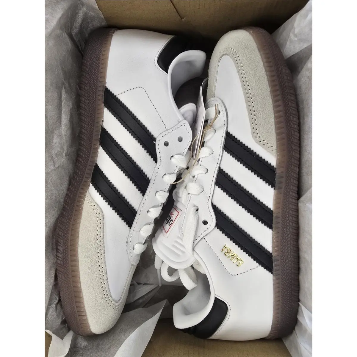 Adidas Samba OG J White - IF1944 Junior Sizes 5.5 Youth