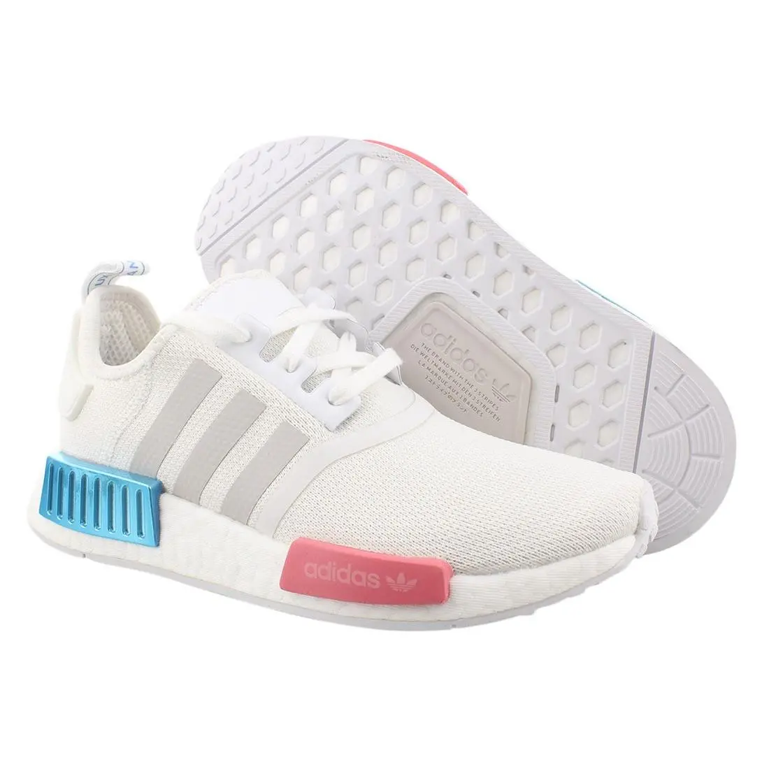 Adidas NMD_R1 Womens Shoes Size 7 Color: White/grey