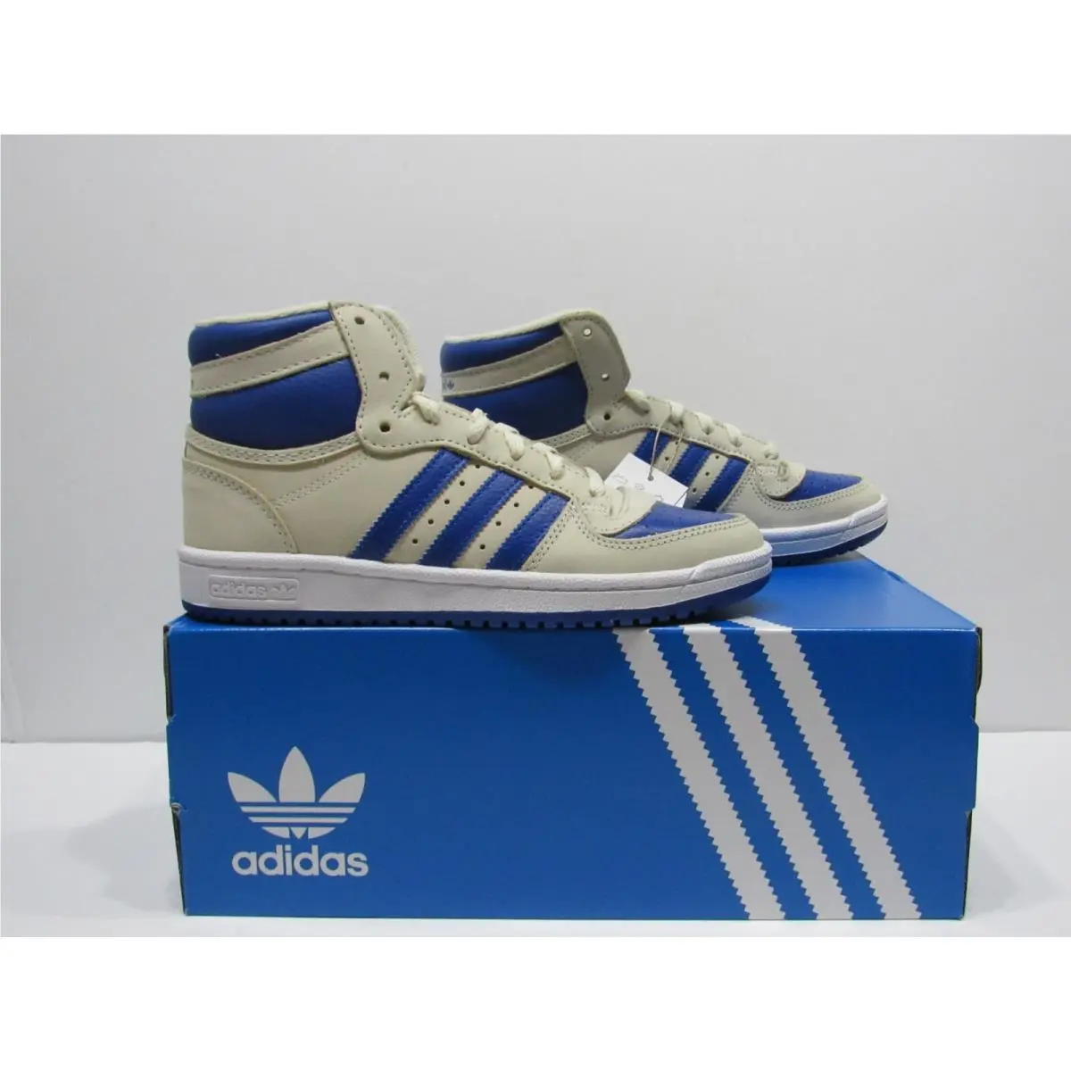 Adidas shoes - Cream White/Royal Blue (UPC: 195748211891) 12