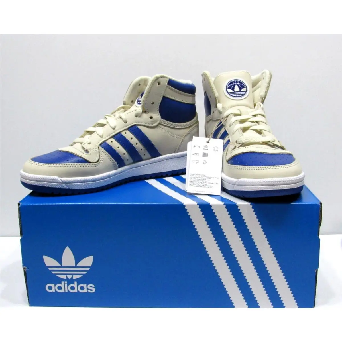 Adidas shoes - Cream White/Royal Blue (UPC: 195748211891) 1