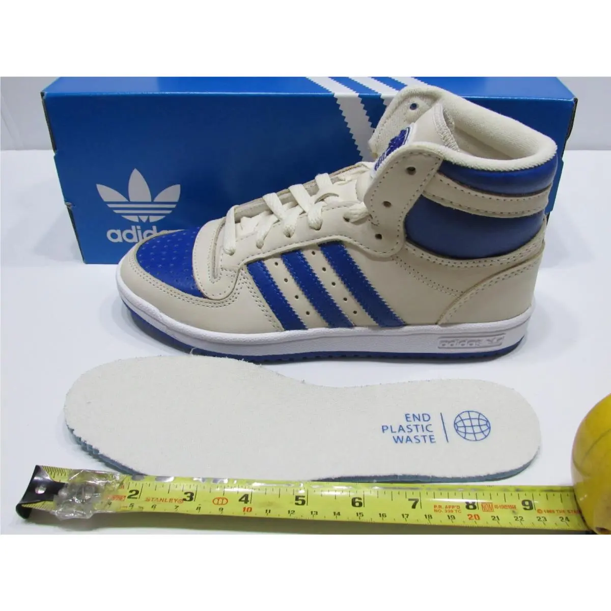 Adidas shoes - Cream White/Royal Blue (UPC: 195748211891) 3
