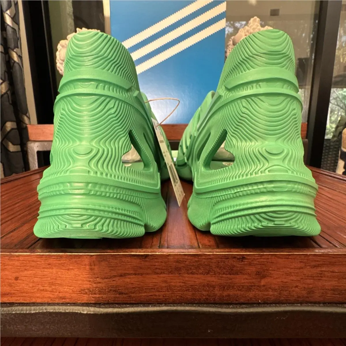 Adidas shoes - adidas X PLRBOOST - PLRBOOST - SEMI COURT GREEN (UPC: 0196473876522) 12