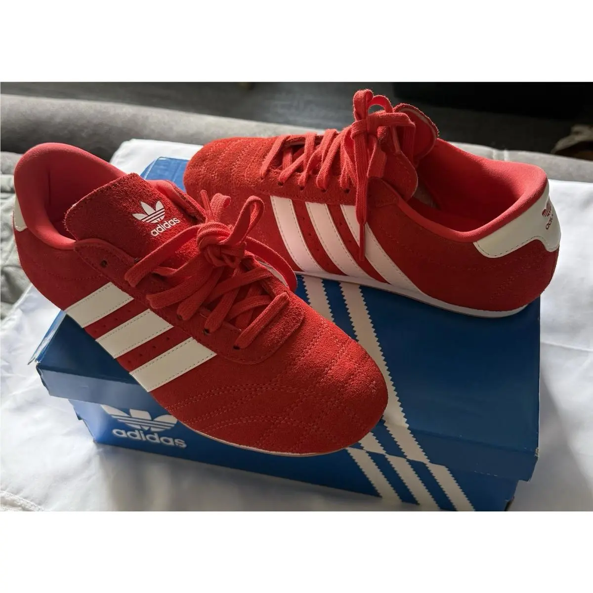 Adidas Women`s Taekwondo Lace Shoes - Red JS1460 with Extra Laces