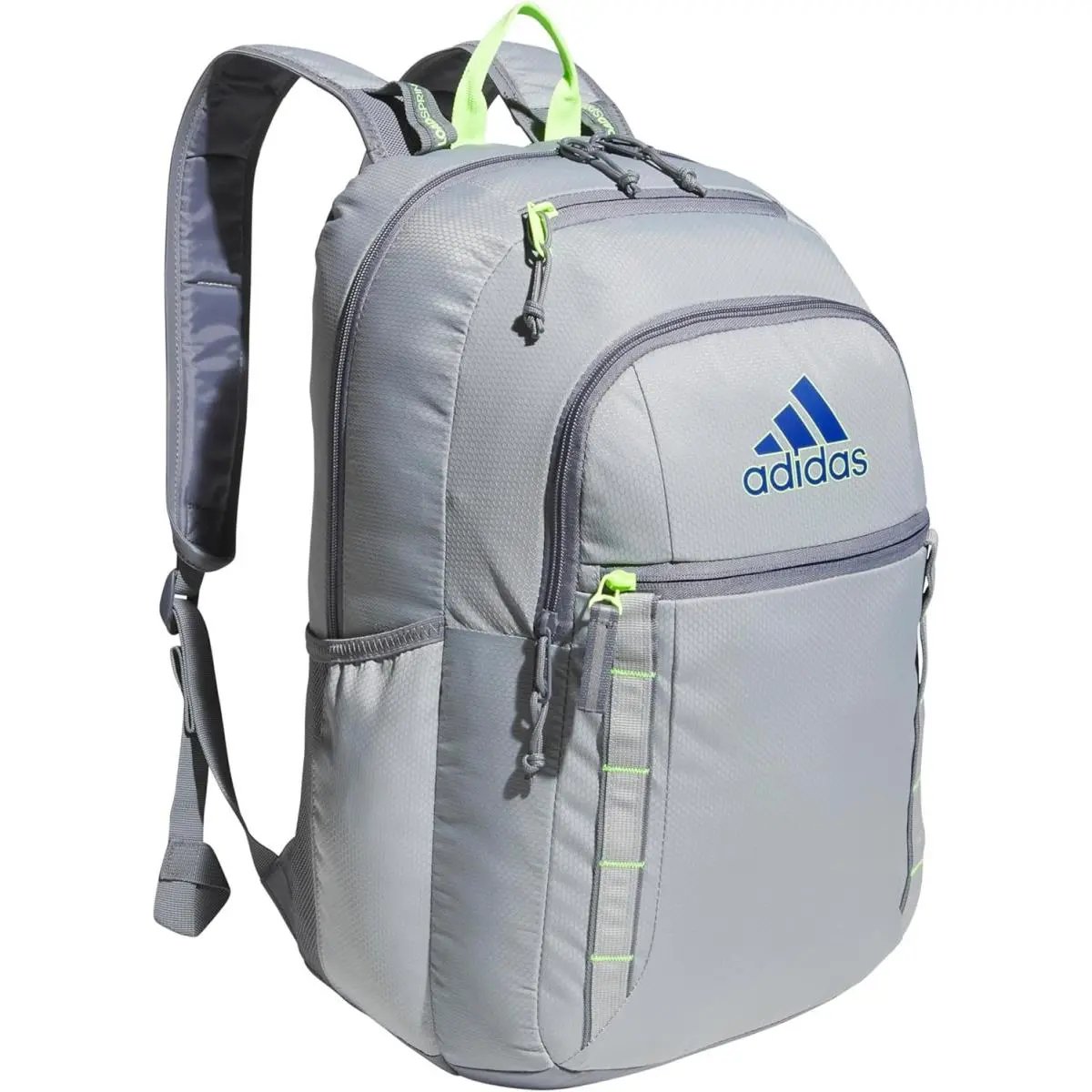 Adidas Excel 7 School Backpack For Laptop Gym and Travel 34L Stone Grey/team Royal