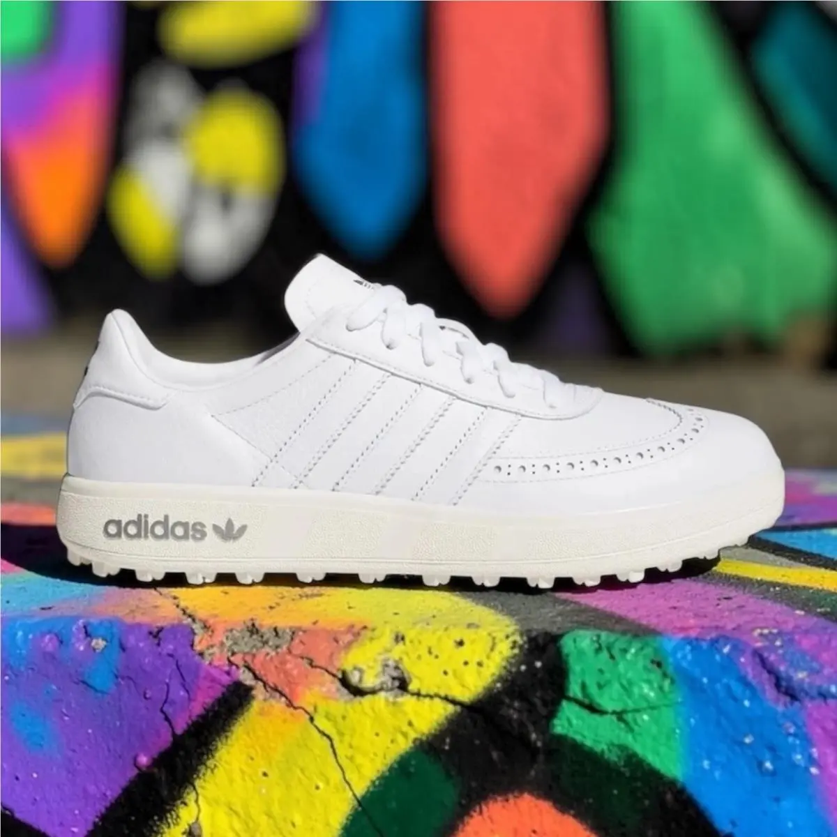 Adidas Coursecup Spikeless Golf Men`s Sneakers Shoes IH2264 White Size 11.5