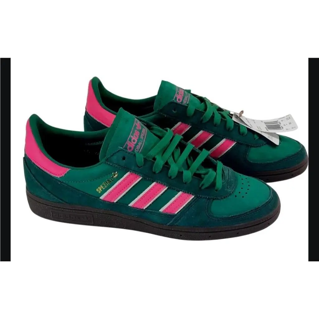 Adidas Handball Spezial Weltmeister Shoes Court Green/lucid Pink Leather