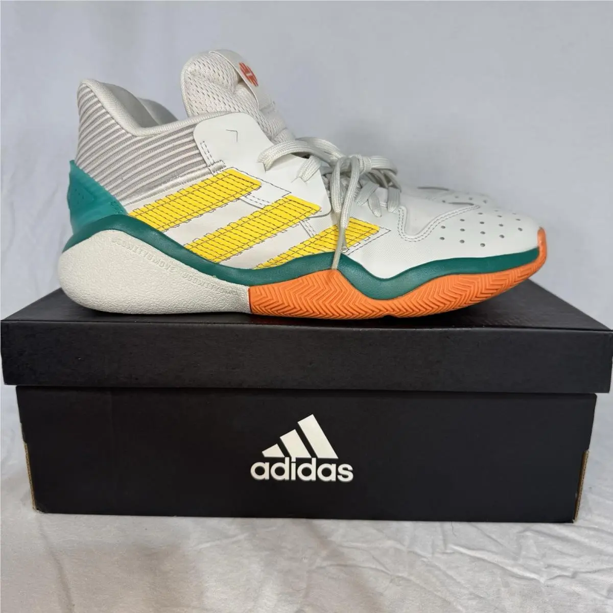Adidas James Harden Stepback Athletic Basketball Shoes EH1944 Men`s 8.5