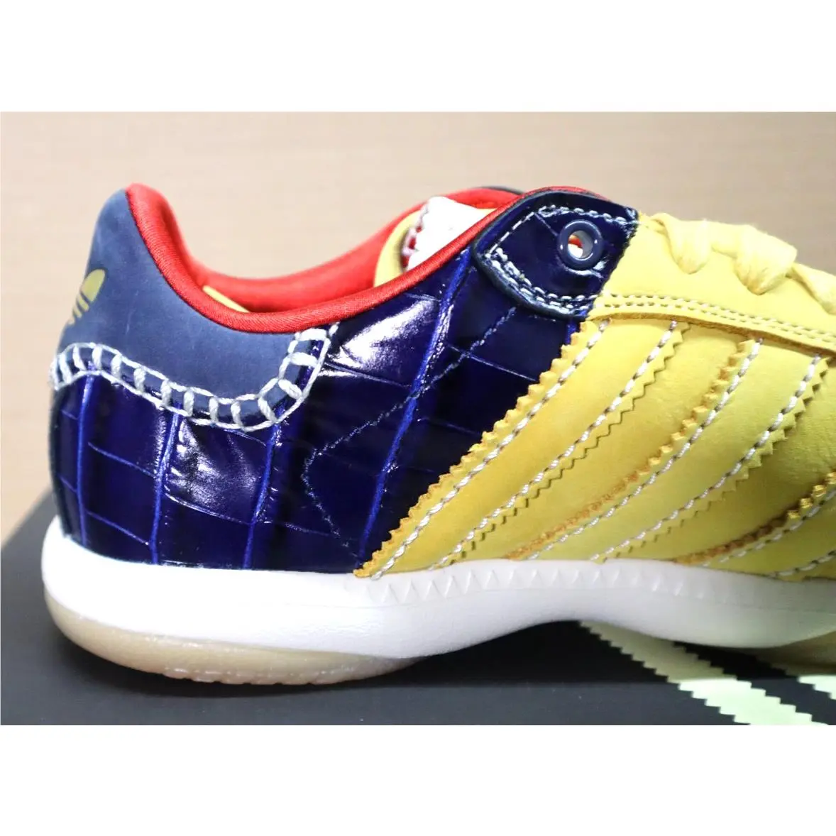 Adidas shoes - Wales Bonner - Wales Bonner - IH8407 - St Fade Gold/St Fade Gold/Collegiate Navy 8