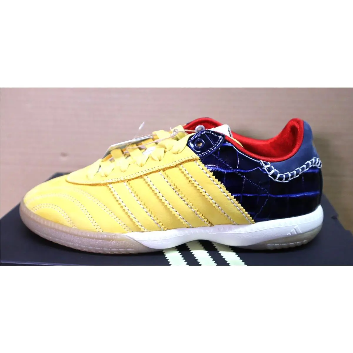 Adidas shoes - Wales Bonner - Wales Bonner - IH8407 - St Fade Gold/St Fade Gold/Collegiate Navy 10