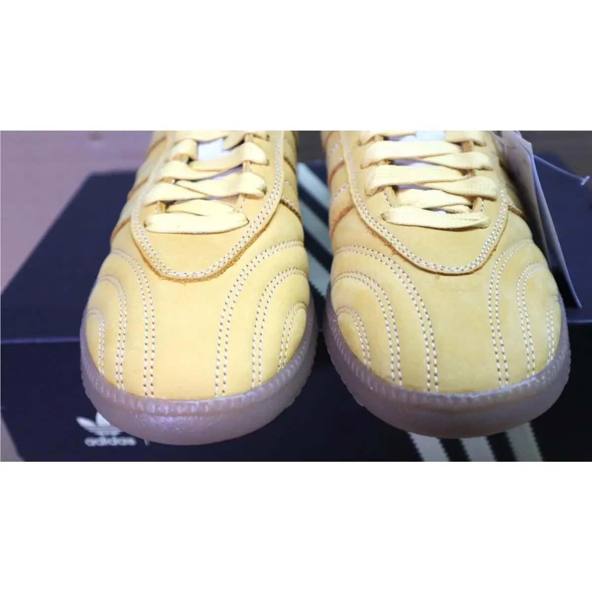 Adidas shoes - Wales Bonner - Wales Bonner - IH8407 - St Fade Gold/St Fade Gold/Collegiate Navy 14