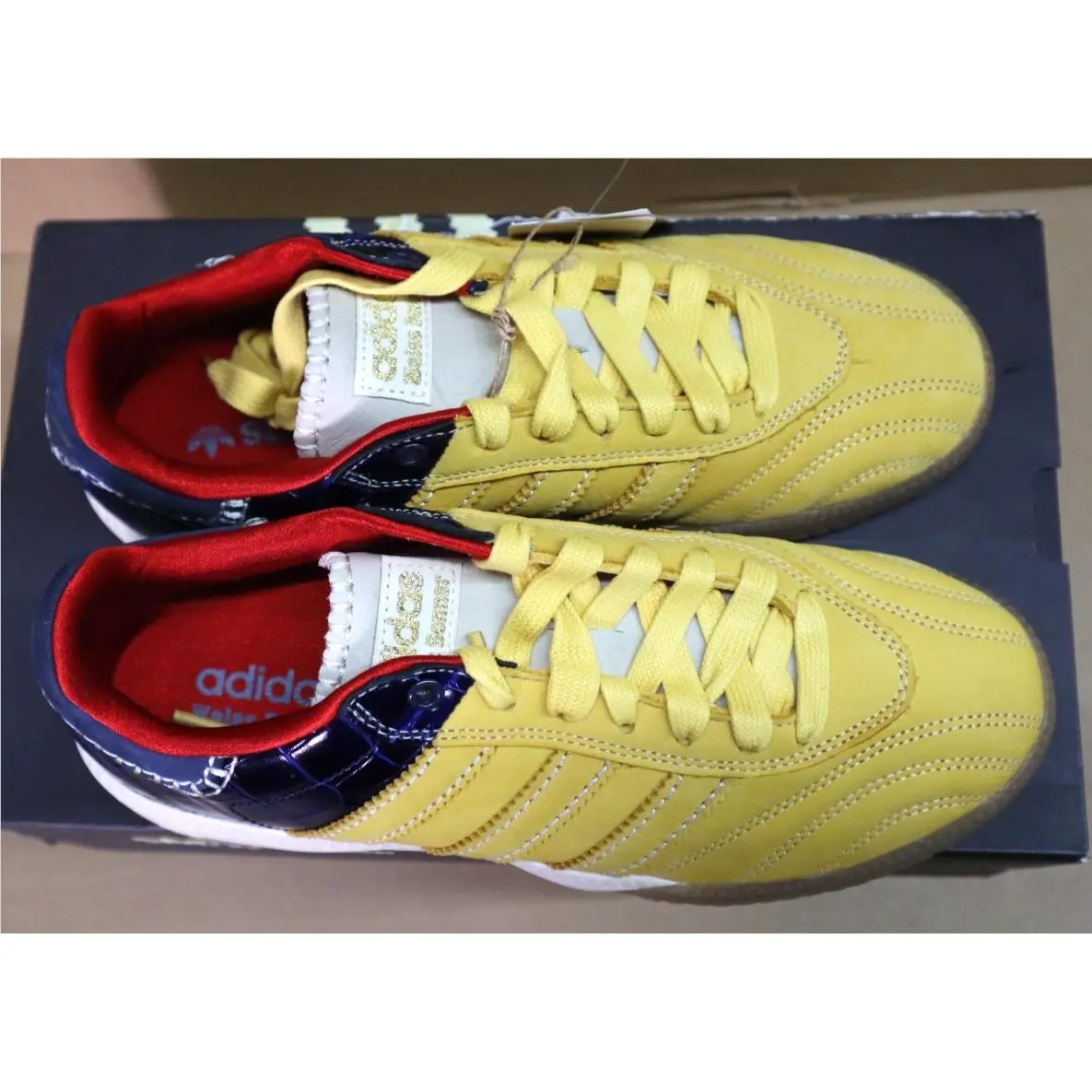 Adidas shoes - Wales Bonner - Wales Bonner - IH8407 - St Fade Gold/St Fade Gold/Collegiate Navy 17