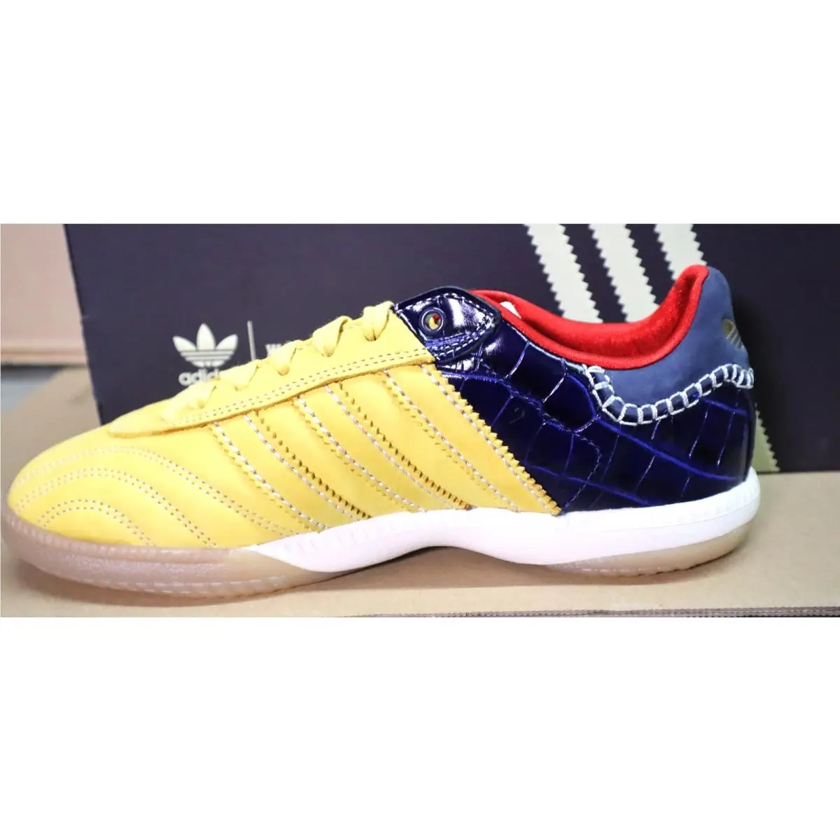 Adidas shoes - Wales Bonner - Wales Bonner - IH8407 - St Fade Gold/St Fade Gold/Collegiate Navy 4