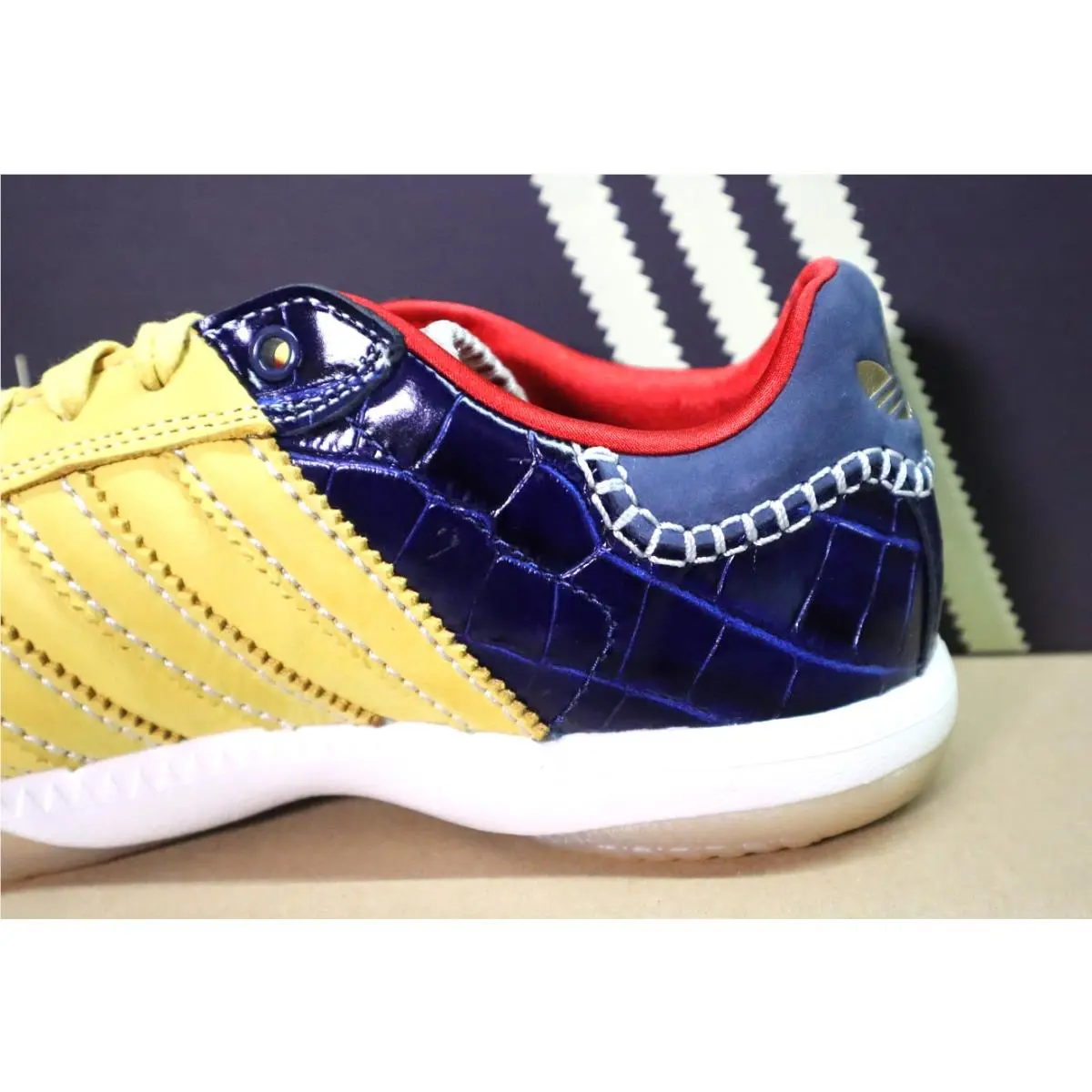Adidas shoes - Wales Bonner - Wales Bonner - IH8407 - St Fade Gold/St Fade Gold/Collegiate Navy 5