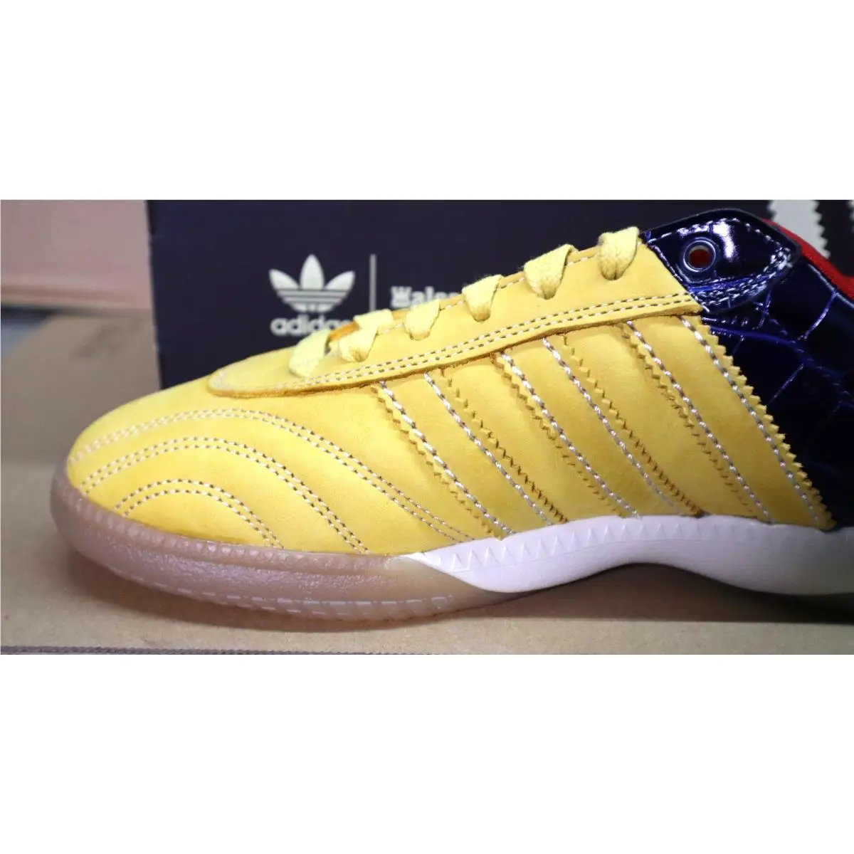 Adidas shoes - Wales Bonner - Wales Bonner - IH8407 - St Fade Gold/St Fade Gold/Collegiate Navy 6