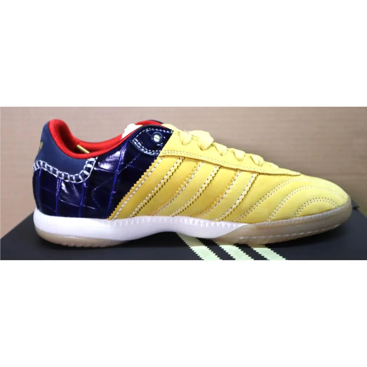 Adidas shoes - Wales Bonner - Wales Bonner - IH8407 - St Fade Gold/St Fade Gold/Collegiate Navy 7