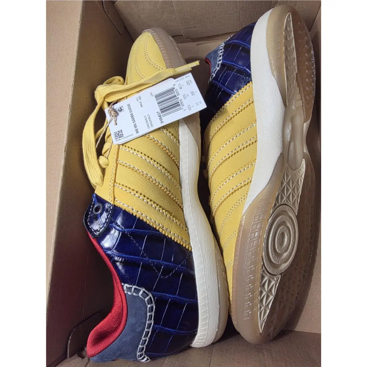 Adidas shoes - Wales Bonner - Wales Bonner - IH8407 - St Fade Gold/St Fade Gold/Collegiate Navy 2