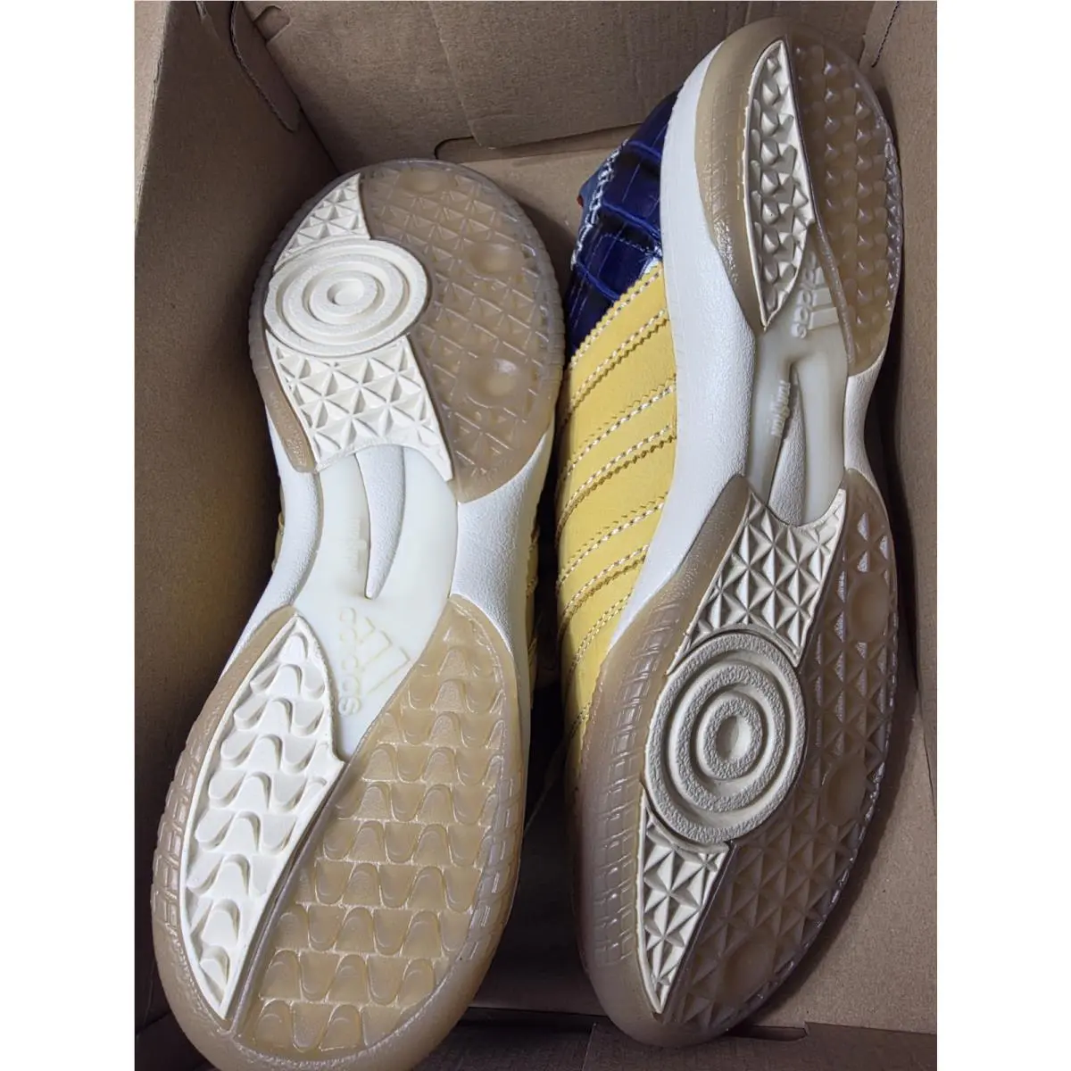 Adidas shoes - Wales Bonner - Wales Bonner - IH8407 - St Fade Gold/St Fade Gold/Collegiate Navy 3