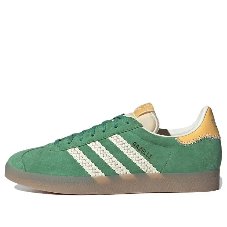 Adidas Gazelle Mens Size 9.5 Green/yellow/gum Shoes Sneakers IE3692