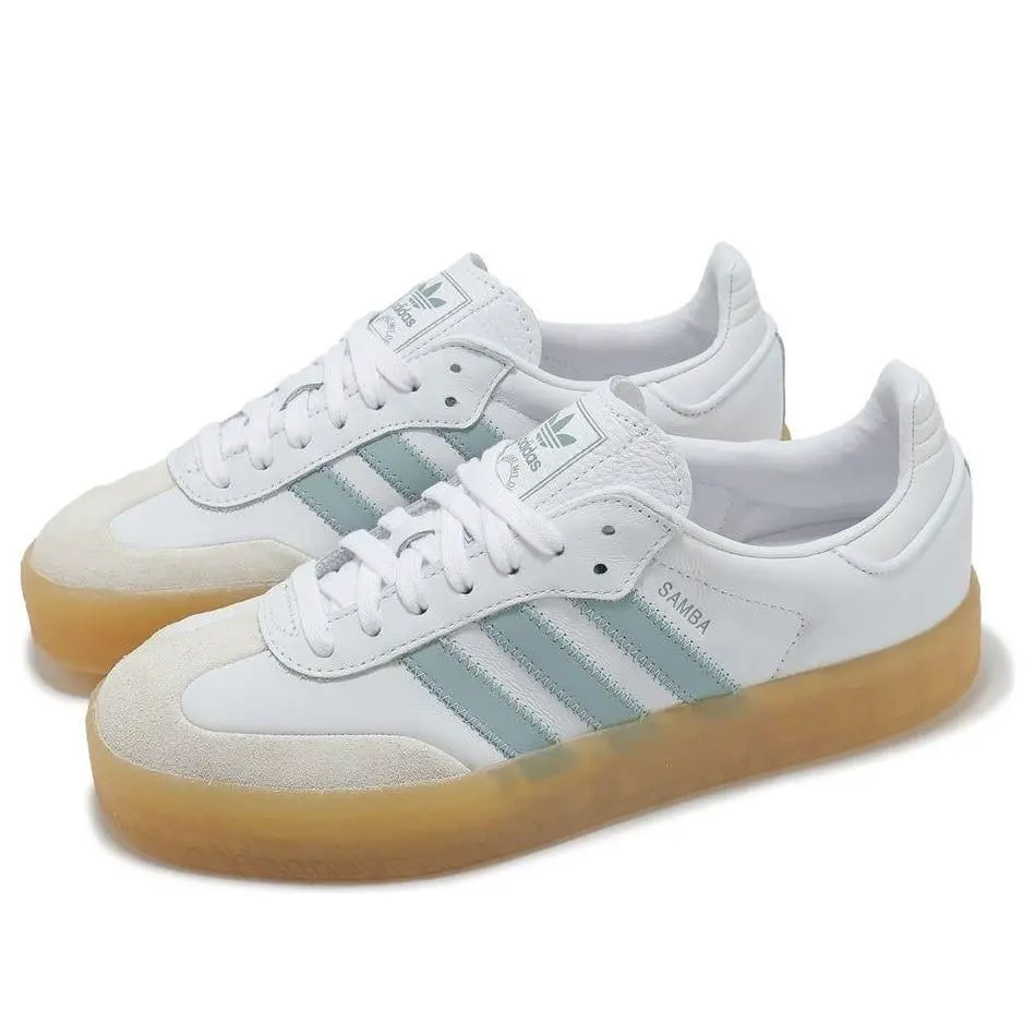 Adidas Originals Women`s 9.5 Sambae White Wonder Blue JP5609