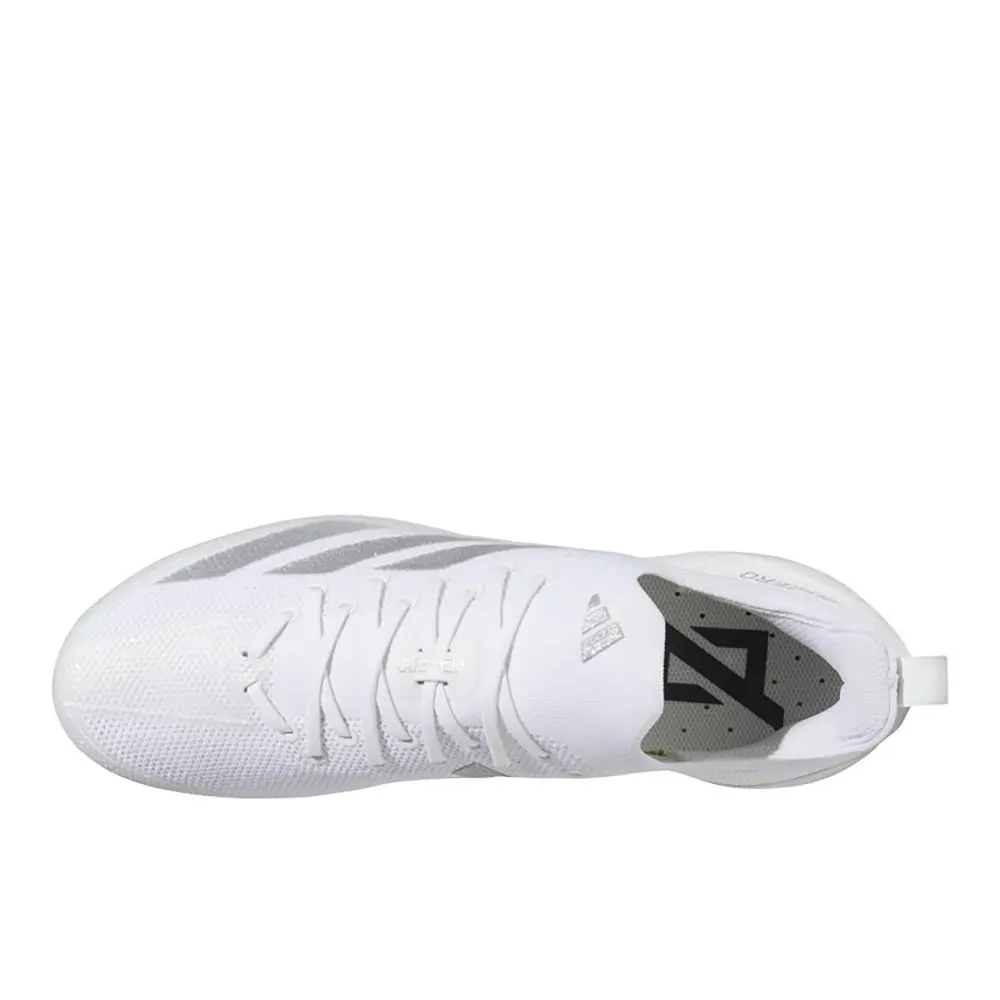 Adidas shoes - adidas Adizero Electric Football Cleats - IE3284 - Silver, White (UPC: 196472308437) 2