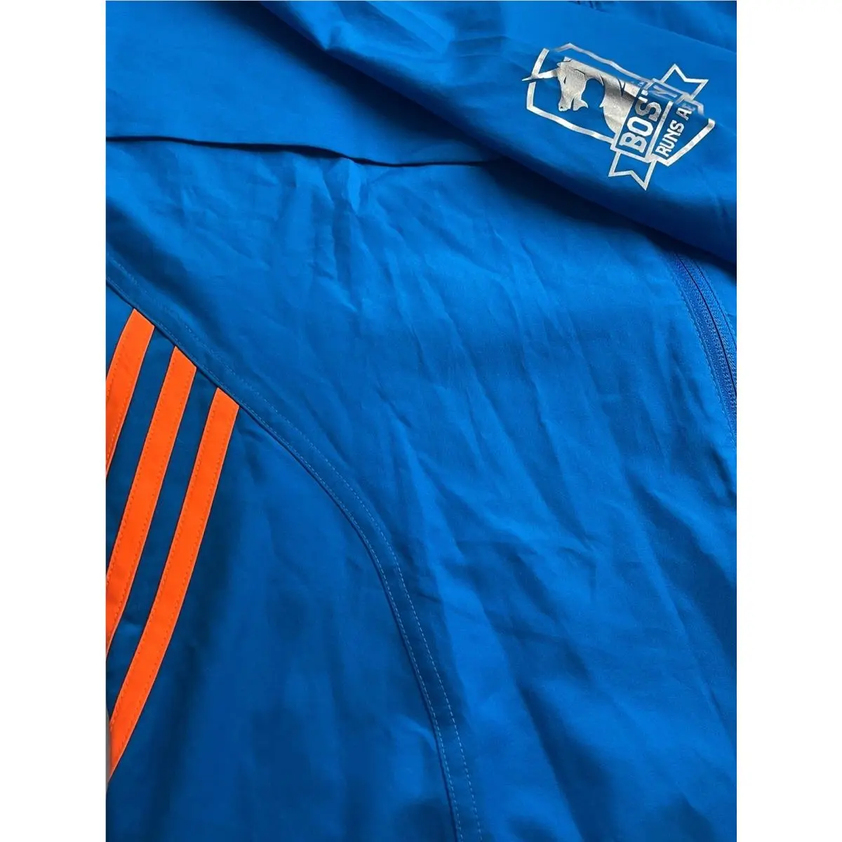 Adidas clothing - adidas running - running - D87107 - Solar Blue / Zest (UPC: 887785396715) 3