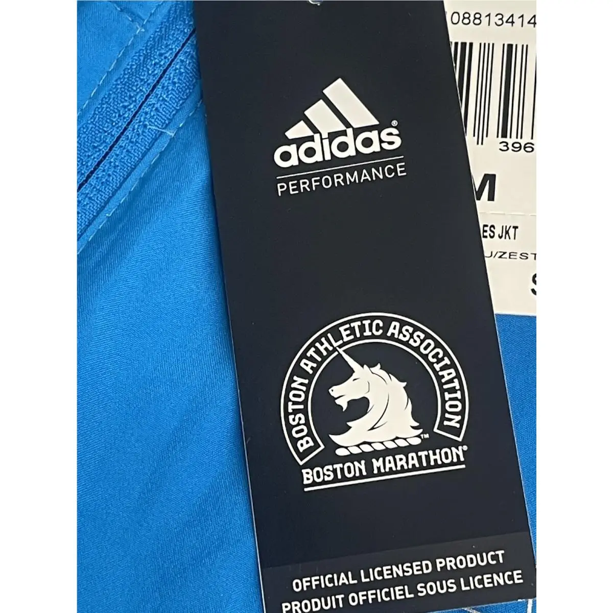 Adidas clothing - adidas running - running - D87107 - Solar Blue / Zest (UPC: 887785396715) 7