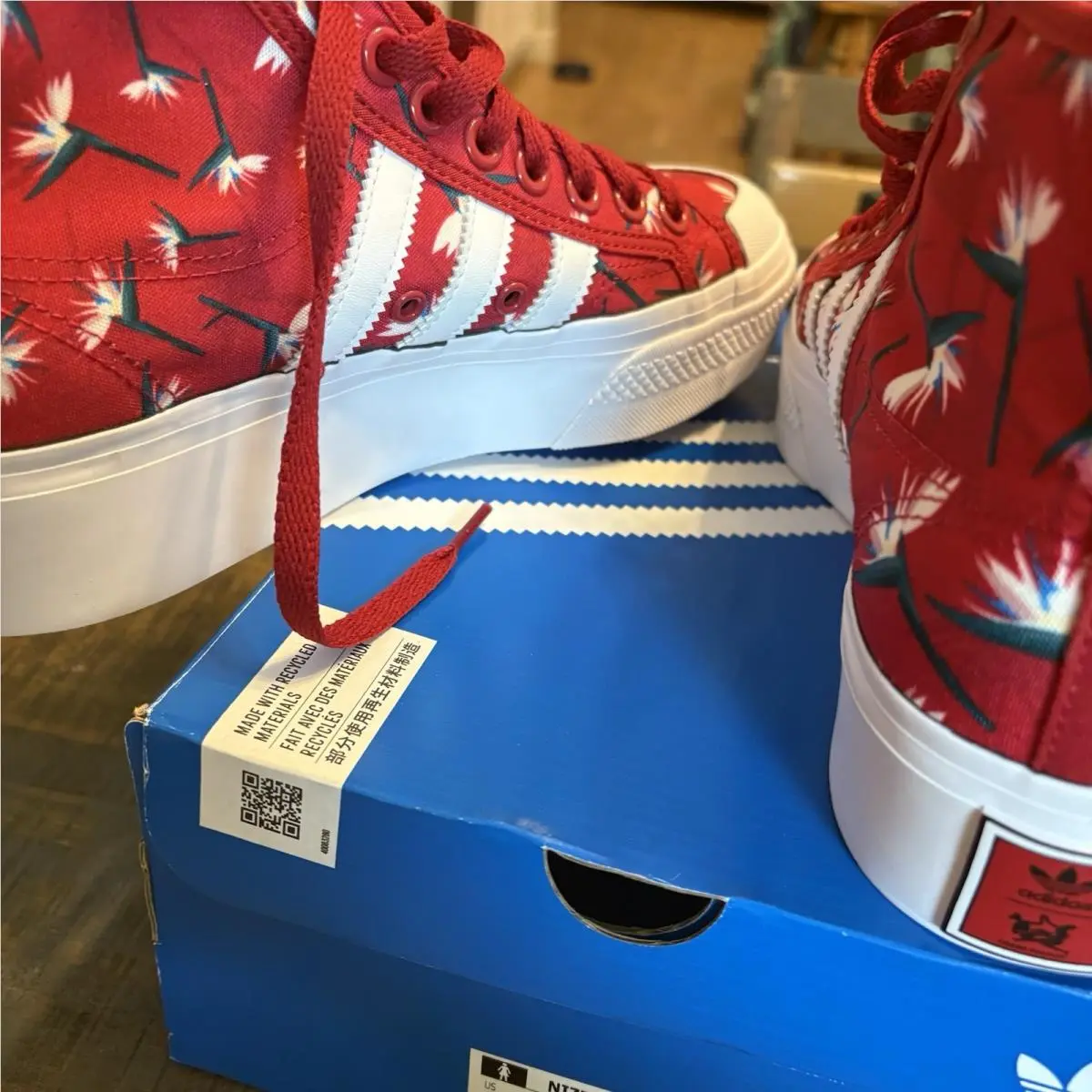 Adidas shoes - adidas Nizza - Nizza - GY9561 - Red (UPC: 0195739719627) 11