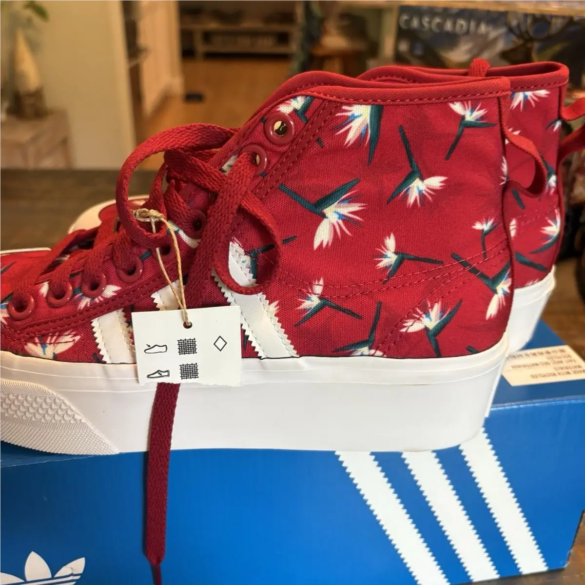 Adidas shoes - adidas Nizza - Nizza - GY9561 - Red (UPC: 0195739719627) 5