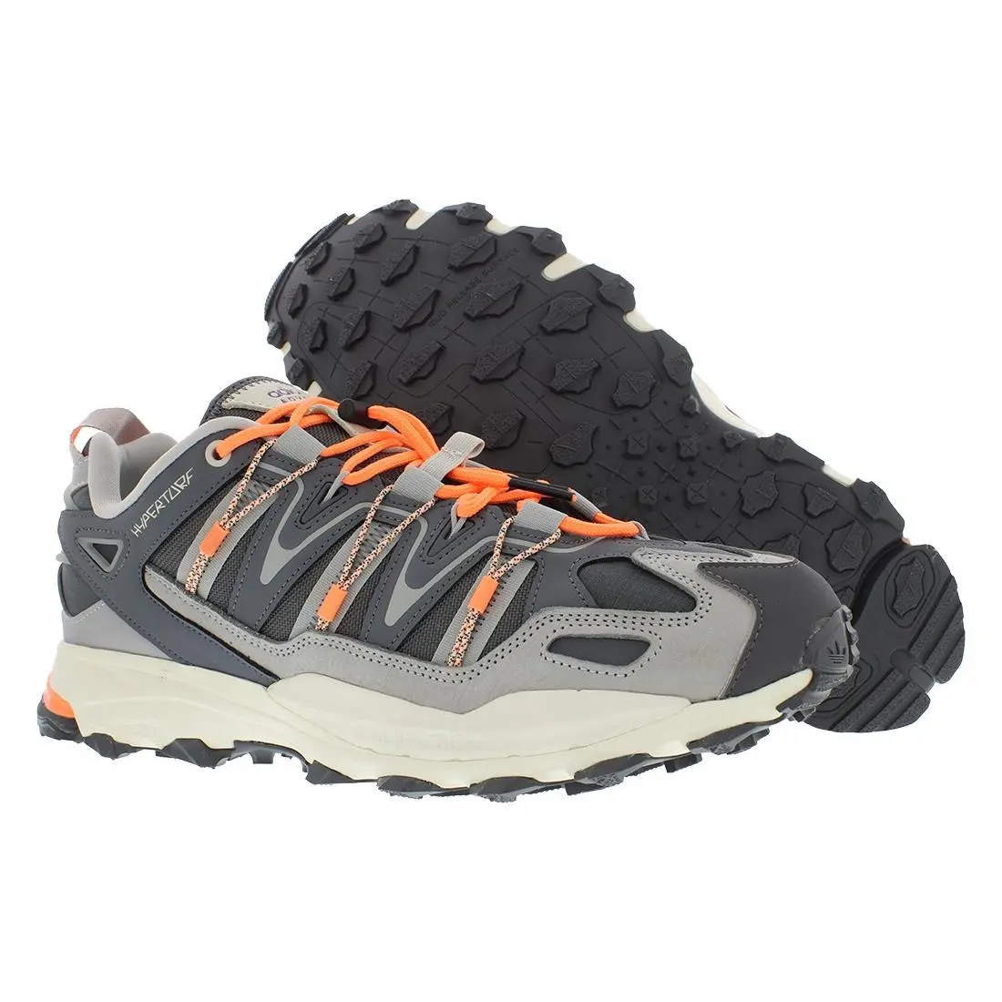 Adidas Hyperturf Unisex Shoes Size 10 Color: Grey Five/grey One/beam Orange
