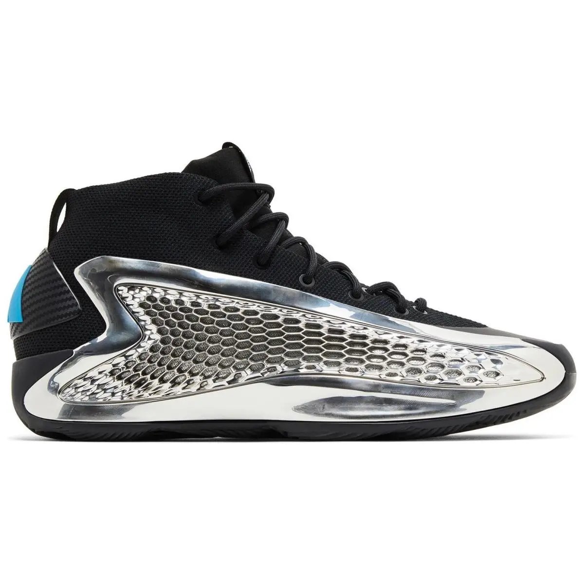 Adidas AE 1 JI0424 Silver Metallic Chrome Basketball Shoes Men’s 8.5 Women’s 9.5