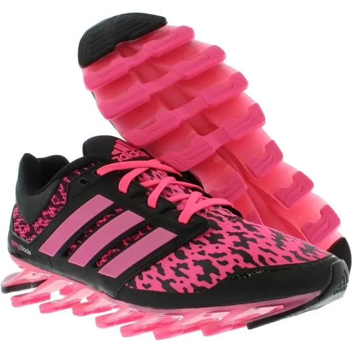 Women`s Adidas Springblade Drive Running Shoes - Size 9 - Pink / Black - C77559