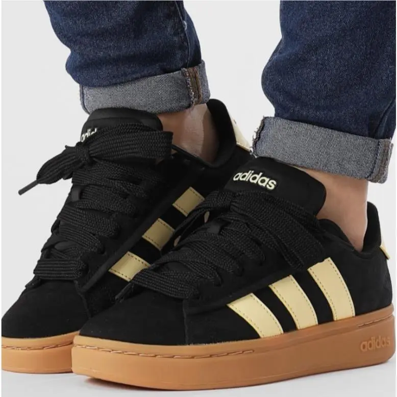 Adidas Grand Court Alpha 00s Womens Athletic Shoes Black Sneakers IHI288