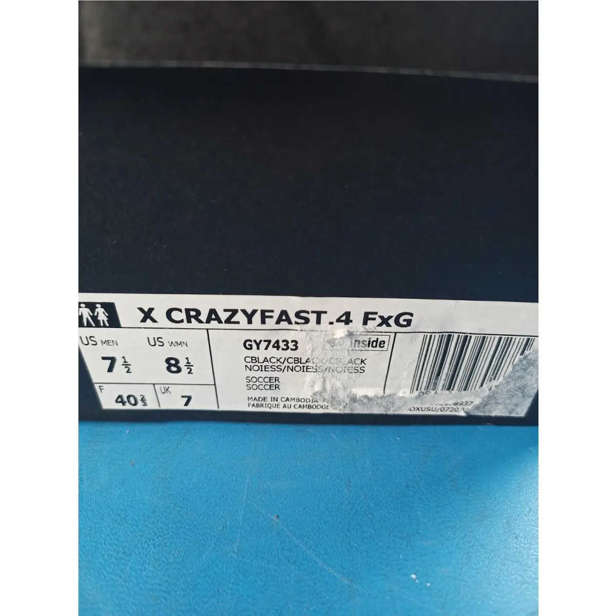 Adidas shoes - Adidas X CRAZYFAST.4 FXG - FXG - GY7433 - Black 0