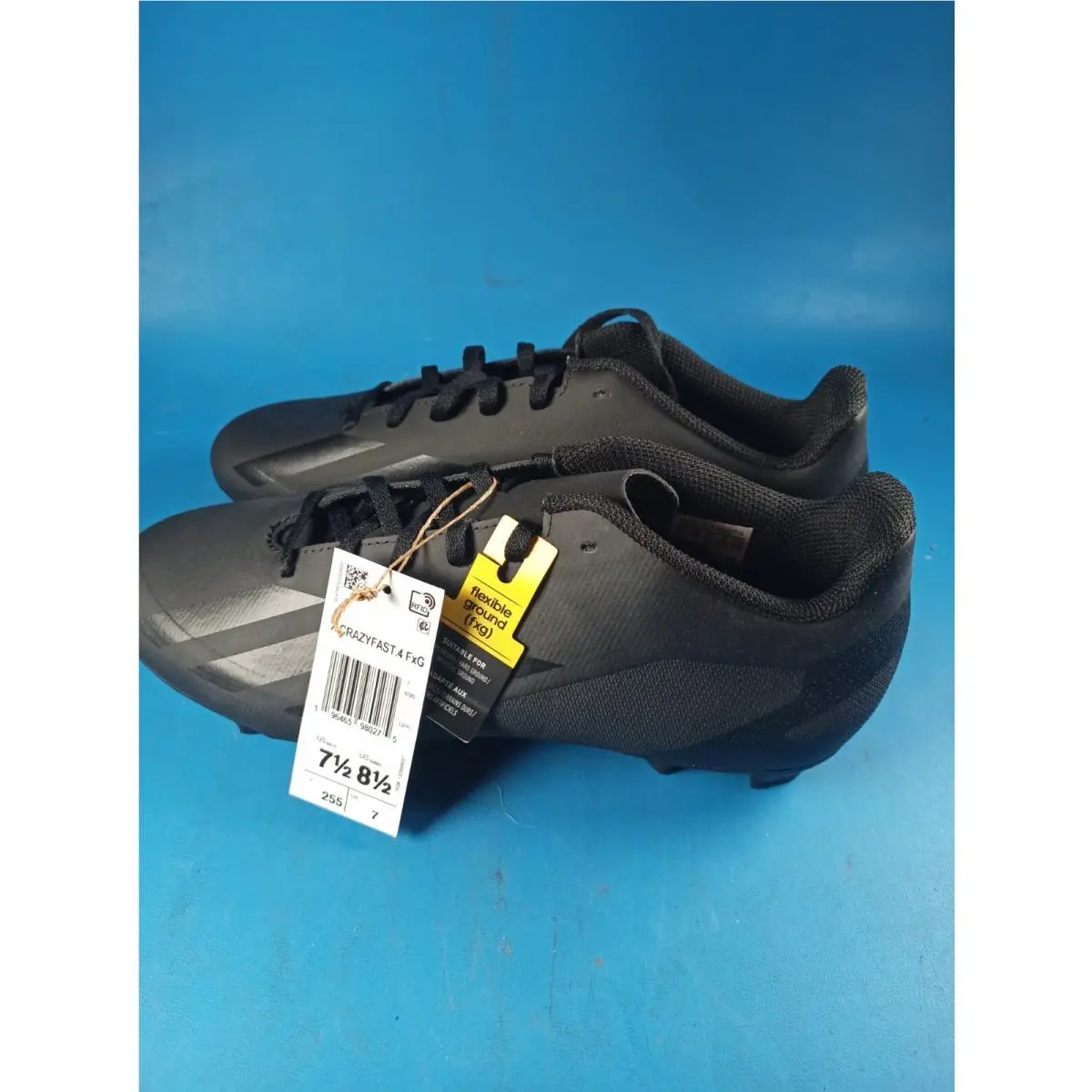 Adidas shoes - Adidas X CRAZYFAST.4 FXG - FXG - GY7433 - Black 4