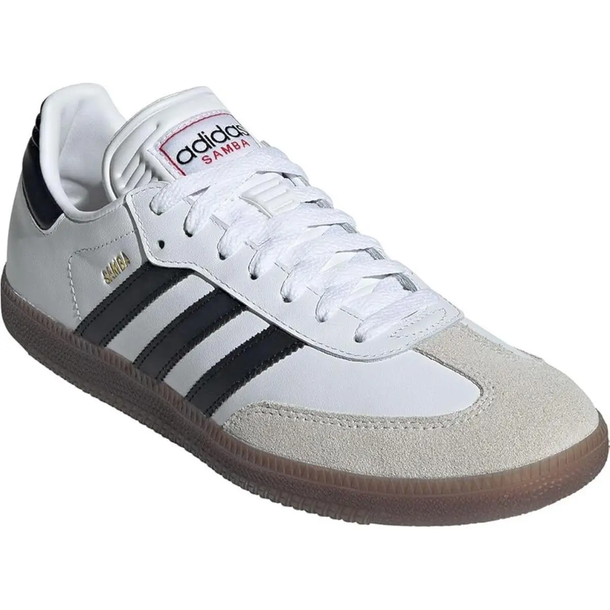 Adidas Unisex Samba Indoor Sneaker White/black/vivid Red 9.5 US Men
