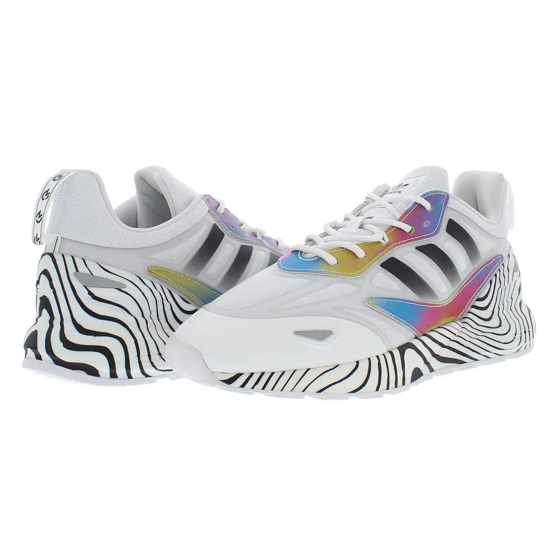 Adidas shoes - Cloud White/Core Black/Silver Metallic, Main: White (UPC: 195735478320) 1