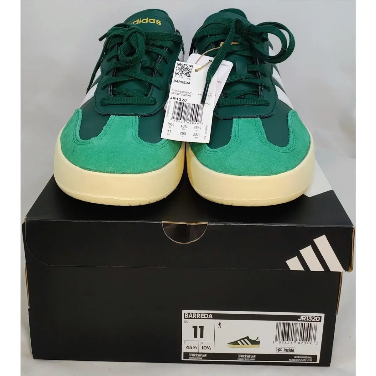 Adidas Barreda Men`s Sz 11 Sneakers JR1320