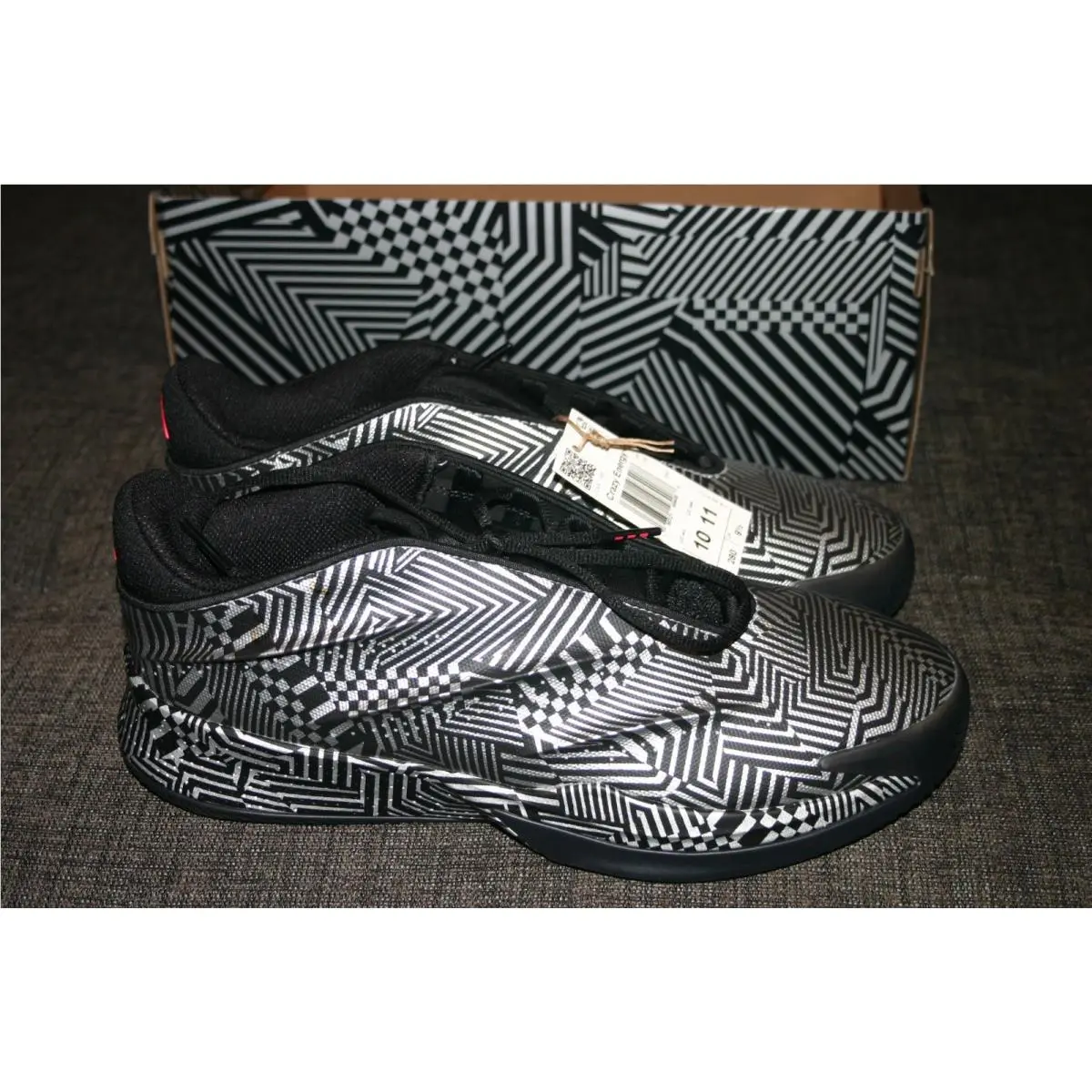 Men`s Adidas Crazy Energy+ Basketball Shoes JS4289 040 Size 10