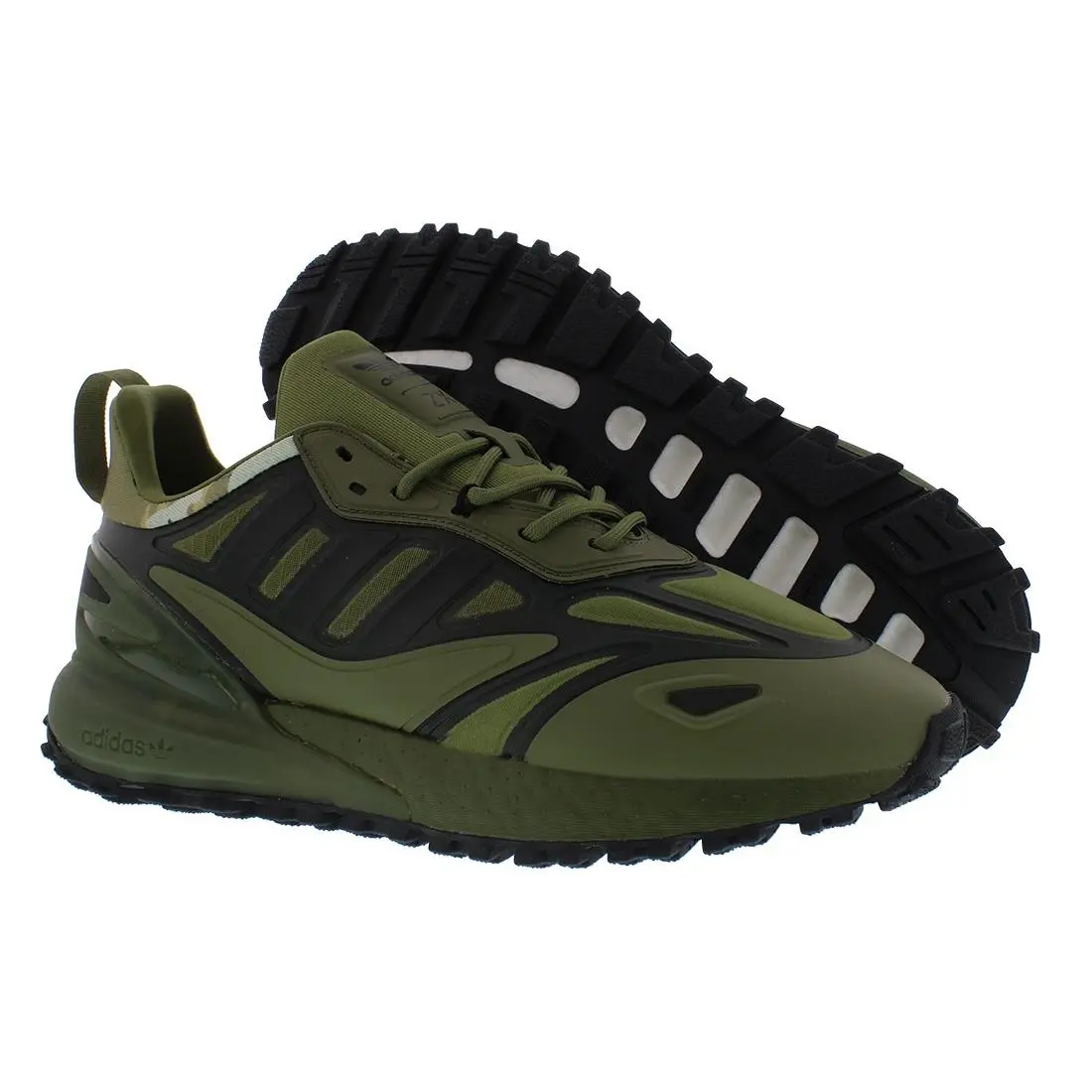 Adidas Zx 2K Boost 2.0 Trail Mens Shoes Size 7.5 Color: Focus Olive/core