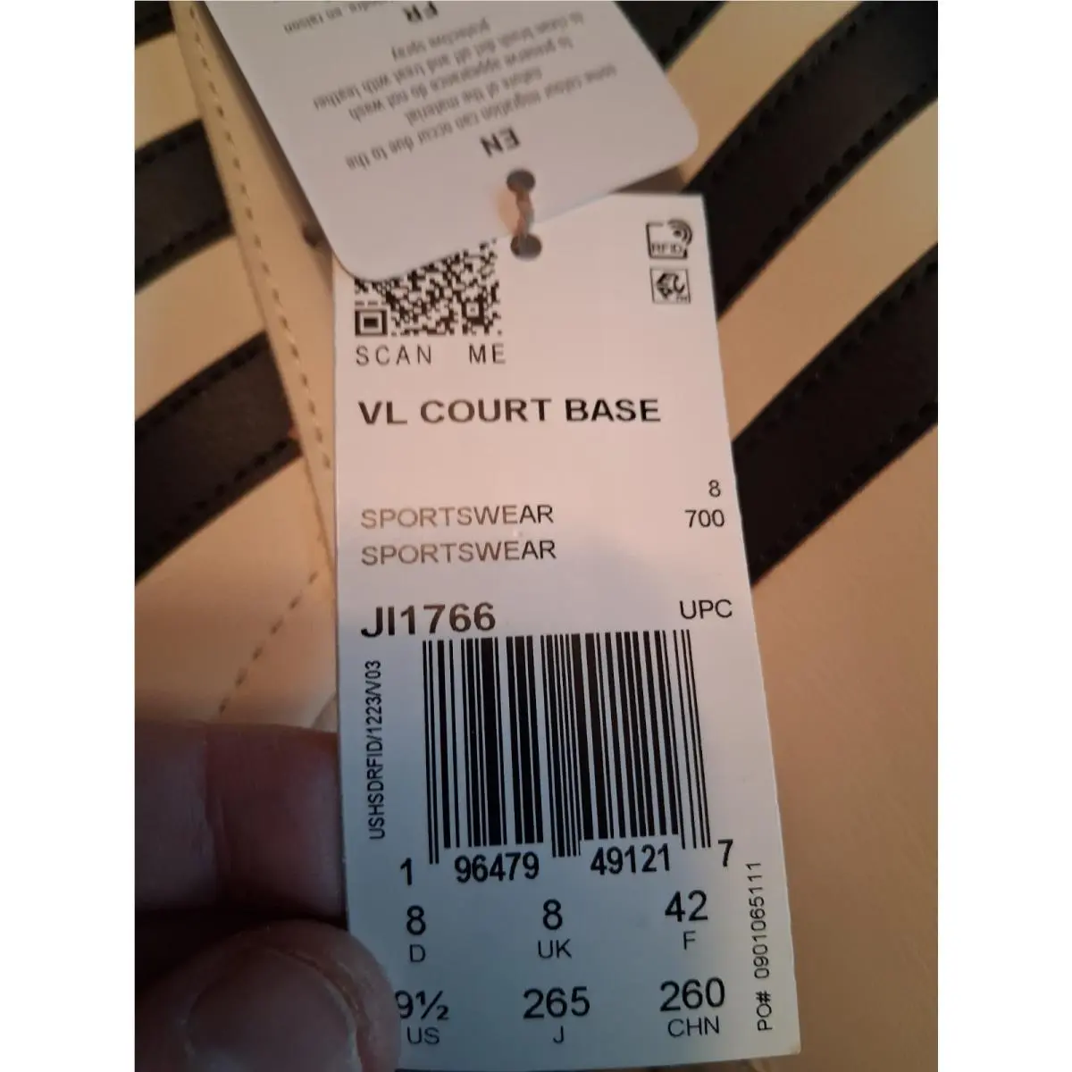 Adidas shoes - adidas Vl Court - Court - J11766 - White 1