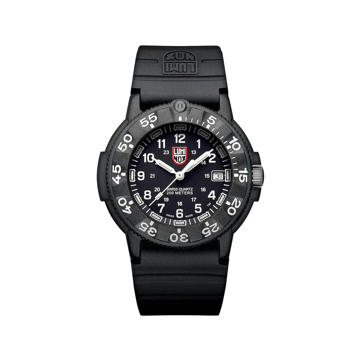 Luminox Navy Seal Watch Carbon Compound Case/rubber Band Black/white