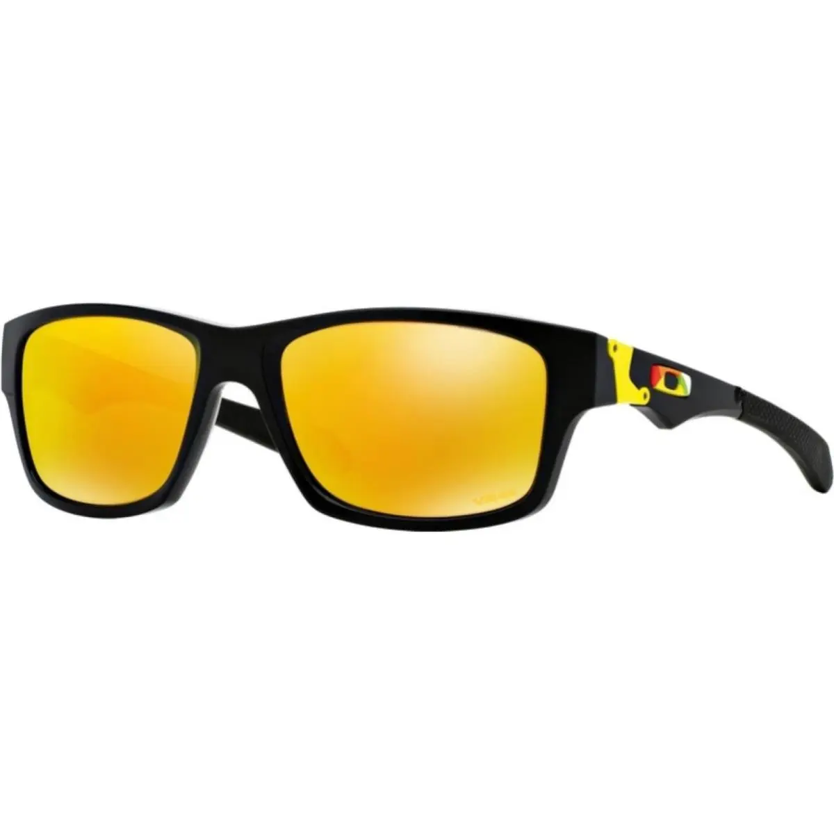 Oakley Adult Jupiter Polished Black/fire Iridium One Size Sunglasses
