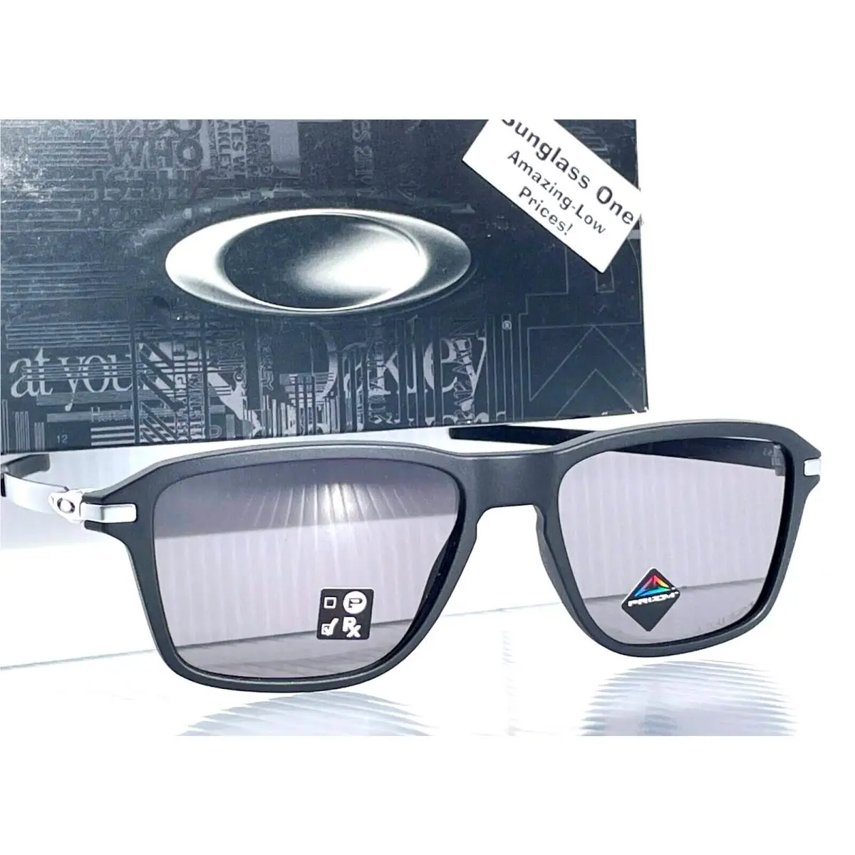 Oakley Wheel House Matte Black Prizm Black Lens Sunglass 9469-01