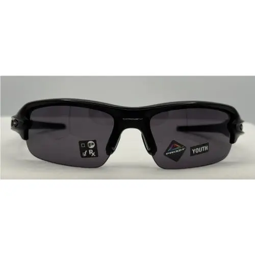 Oakley Flak Xxs Sunglasses in Polarized Black W/prizm Gray Lenses - 0OJ008