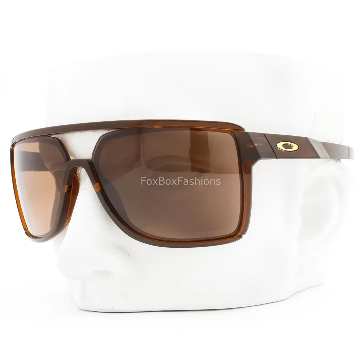 Oakley Castel Sunglasses Rootbeer Brown Prizm Bronze OO9147-0363 with Pouch