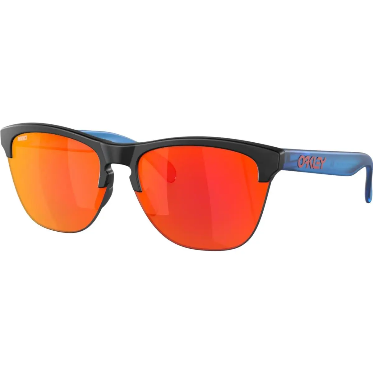 Oakley Adult Frogskins Lite Maverick Vinales Black Ink/ruby 63mm Sunglasses
